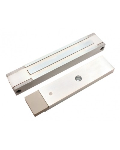 Электромагнитный замок с датчиком состояния двери ALeko ALM-400P (12В серый) в Прокопьевске Электромагнитные замки Pintop.ru