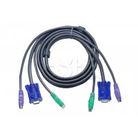 КВМ-кабель с интерфейсами PS/2, VGA (5м) ATEN 2L-1005P/C