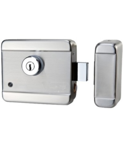 Замок моторного типа электромеханический накладной универсальный AccordTec AT-EL201A в Прокопьевске Электромеханические замки Pintop.ru