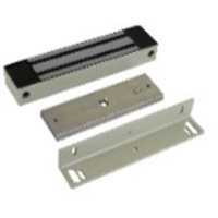 Электромагнитный замок AccordTec ML-400 K с уголком, цвет серый