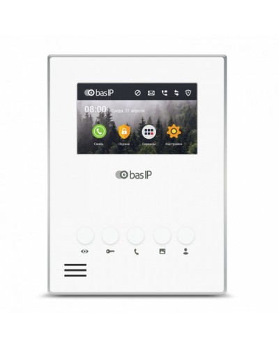 Видеодомофон BAS-IP AU-04LA WHITE в Прокопьевске Вызывные IP панели Pintop.ru