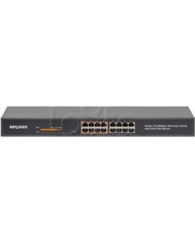 Коммутатор PoE 16-портовый Beward STW-16P8 в Прокопьевске Коммутаторы Pintop.ru