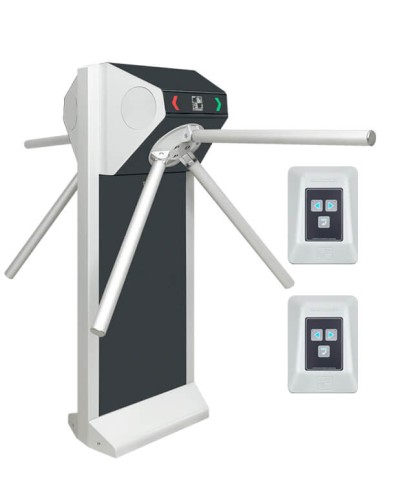 Комплект двухпроходного турникета CARDDEX STL-04С в Прокопьевске Турникеты Pintop.ru