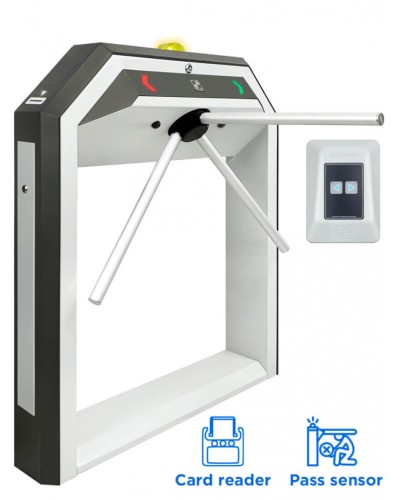 CARDDEX Комплект тумбового турникета со встроенным картоприемником STR-03KEC в Прокопьевске Турникеты Pintop.ru
