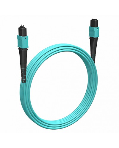 Кабельная сборка MPO(F) -MPO(M)-12 волокон 50/125 OM3, 7 m Cabeus (FOP-50-OM3-12-MPO(F)-12-MPO(M)-B-7m) в Прокопьевске Кабельные сборки (оптические) Pintop.ru