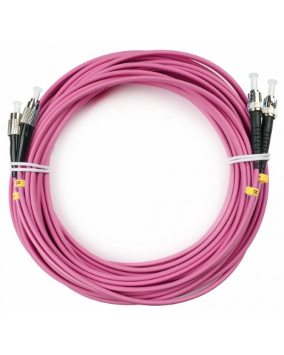 Шнур оптический duplex FC-ST 50/125 mm OM4 10м LSZH Cabeus FOP-50-OM4-FC-ST-10m в Прокопьевске Патч-корды оптические Pintop.ru