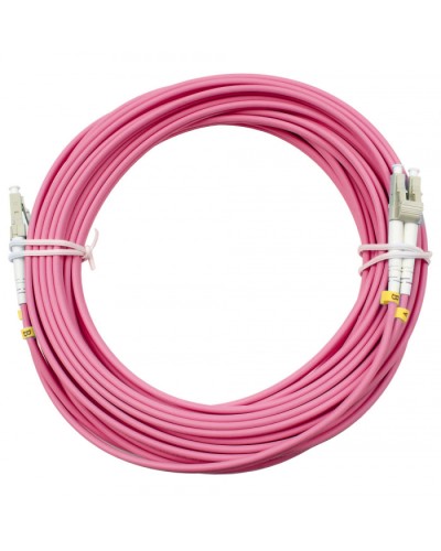 Шнур оптический duplex LC-LC 50/125 mm OM4 20м LSZH Cabeus FOP-50-OM4-LC-LC-20m в Прокопьевске Патч-корды оптические Pintop.ru