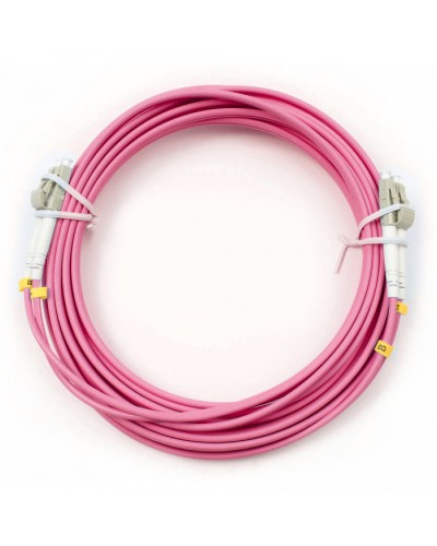 Шнур оптический duplex LC-LC 50/125 mm OM4 5м LSZH Cabeus FOP-50-OM4-LC-LC-5m в Прокопьевске Патч-корды оптические Pintop.ru