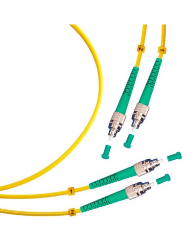 Шнур оптический duplex FC/APC-FC/APC 9/125 sm 2м LSZH Cabeus FOP(d)-9-FC/APC-FC/APC-2m в Прокопьевске Патч-корды оптические Pintop.ru