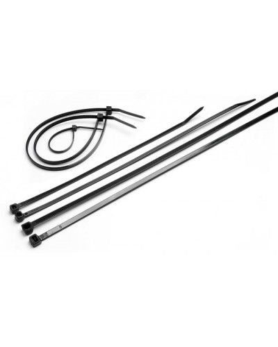 Стяжка нейлоновая неоткрывающаяся, безгалогенная (halogen free), 370x3.6мм, черная, outdoor (100 шт) Cabeus GTOUT-370 в Прокопьевске Стяжки-хомуты Pintop.ru