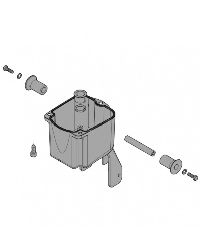 Корпус редуктора C010 Came 119RICX044 в Прокопьевске Запчасти для шлагбаумов и автоматики Pintop.ru
