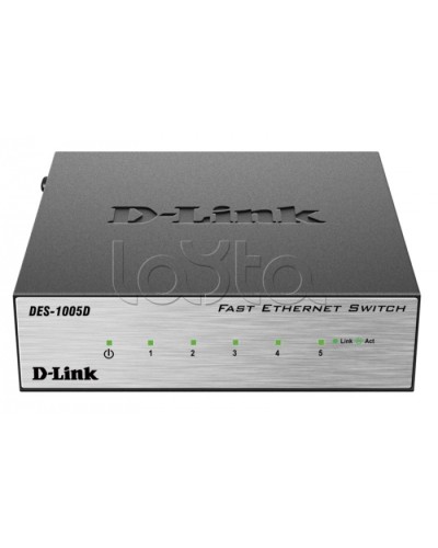 Коммутатор 5-портовый D-Link DES-1005D/O2B в Прокопьевске Коммутаторы Pintop.ru