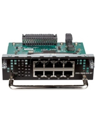 Модуль расширения с 8 портами D-Link DXS-3600-EM-8T/A1A в Прокопьевске Дополнительное оборудование для сетей Pintop.ru
