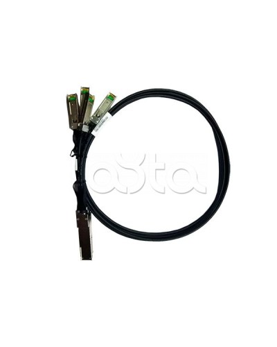 Твинаксиальный пассивный 40G QSFP+ кабель D-Link DEM-CB100QXS-4XS/C1A в Прокопьевске Модули SFP/XFP/GBIC Pintop.ru