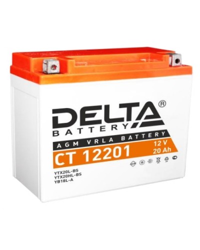 Аккумулятор АКБ 12 - 20 Delta CT 12201 в Прокопьевске Электротехническое оборудование Pintop.ru