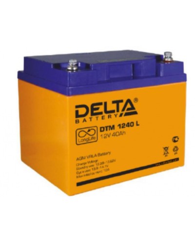 Аккумулятор свинцово-кислотный Delta DTM 1240 L в Прокопьевске Электротехническое оборудование Pintop.ru