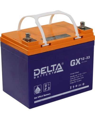 Аккумулятор свинцово-кислотный Delta GX 12-33 в Прокопьевске Электротехническое оборудование Pintop.ru