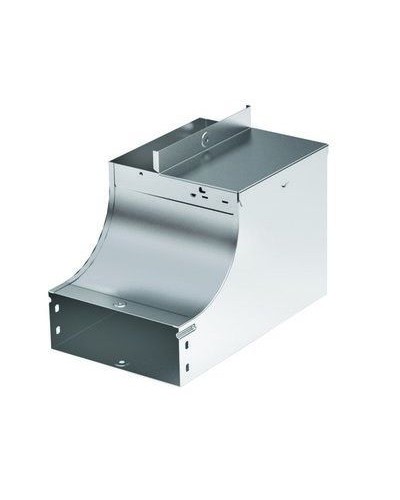 Угол CSSS 90 вертикальный внутр. переходник лев. осн. 300 H50 горячеоцинкованный DKC 37595KHDZ в Прокопьевске Аксессуары для лотков Pintop.ru