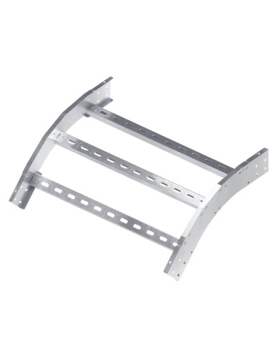 Угол лестничный вертикальный внешний 45 градусов 150х500, R600 DKC (ULOC655) в Прокопьевске Аксессуары для лотков Pintop.ru