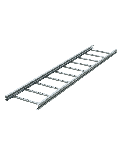 Лоток лестничный 100х500, лонжерон 1,5 мм, L 6 м, горячий цинк DKC (ULM615HDZ) в Прокопьевске Кабельные лотки Pintop.ru