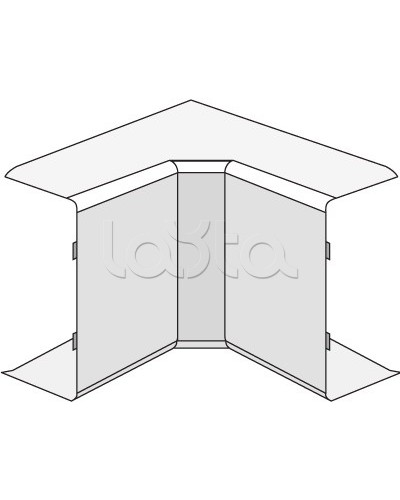 Угол внутренний AIM 50x20 DKC 00655 в Прокопьевске Аксессуары для кабель-канала Pintop.ru