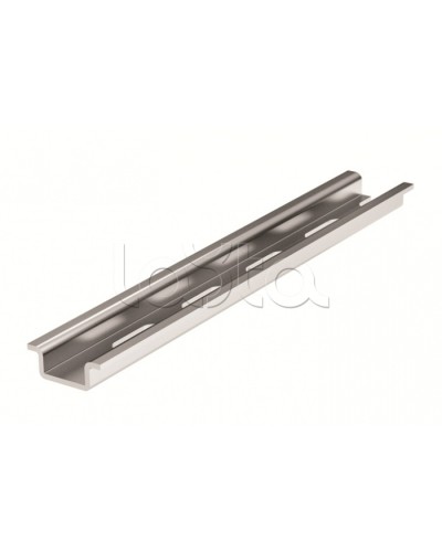 DIN-рейка OMEGA 2F 15.5х5.5 с перфорацией DKC 02130 в Прокопьевске Крепежные изделия Pintop.ru