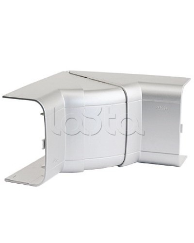 Угол внутренний 90х50 мм, изменяемый 70-120°, цвет серый металлик DKC 09551G в Прокопьевске Аксессуары для кабель-канала Pintop.ru