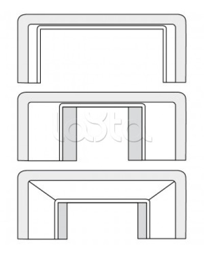Набор адаптеров для миниканалов DKC 10133 в Прокопьевске Аксессуары для кабель-канала Pintop.ru