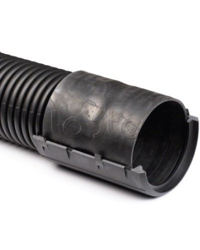 Муфта соединительная (разъемная с фиксатором) для трубы двустенной диам. 110 мм DKC(017110) в Прокопьевске Повороты, муфты, тройники Pintop.ru