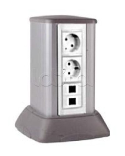 Миниколонна алюминиевая, 0.25 м DKC 19522 в Прокопьевске Аксессуары для кабель-канала Pintop.ru