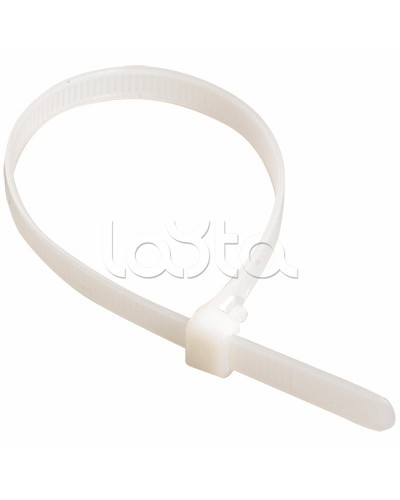 Хомут-стяжка нейлоновый, стандартный P6.6 12.5х850 белый DKC 25241 (100 шт/уп) в Прокопьевске Стяжки-хомуты Pintop.ru