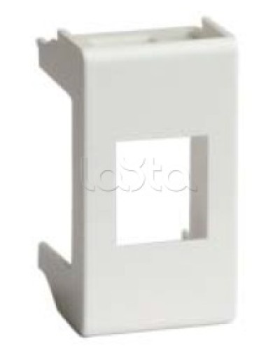 Адаптер для информационных разъемов SIEMON, «Viva», 1 мод., белый DKC 45008 в Прокопьевске Аксессуары для стоек и шкафов Pintop.ru