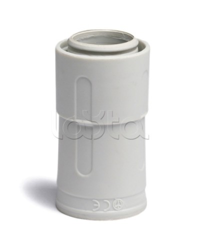 Переходник армированная труба - жесткая труба DKC 20 мм 55220 в Прокопьевске Повороты, муфты, тройники Pintop.ru