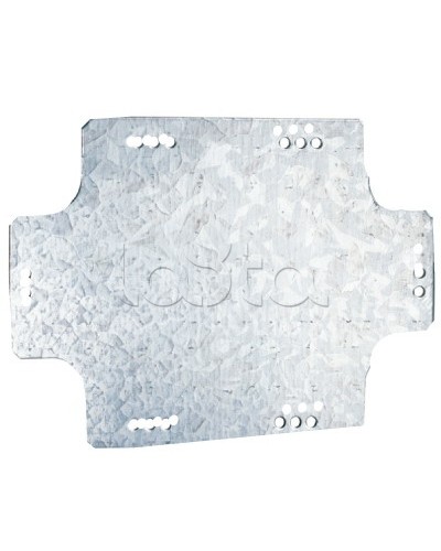 Монтажная пластина из оцинк. стали 206х164х1,5мм, для коробок 240х190мм DKC 59607 в Прокопьевске Крепежные изделия Pintop.ru