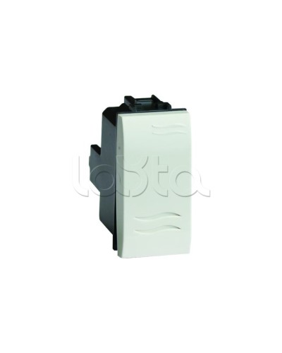 Выключатель, белый, 1мод. DKC (76001B) в Прокопьевске Аксессуары для кабель-канала Pintop.ru