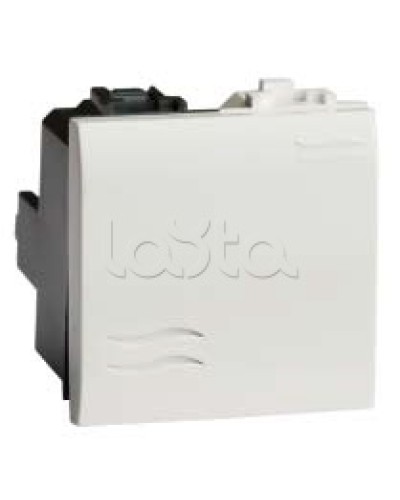 Выключатель типа кнопка, белый, 2мод. DKC 76022B в Прокопьевске Аксессуары для стоек и шкафов Pintop.ru