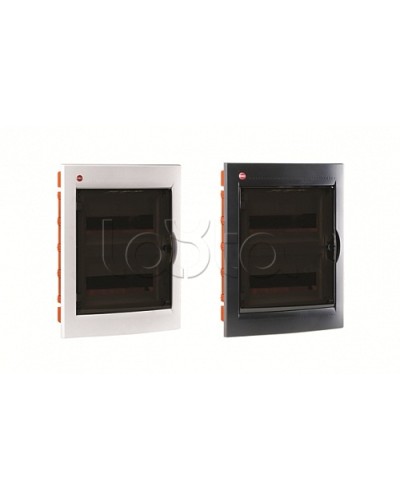 Щиток встраив.с двер.24мод.,IP41,бел., с клем.блок.2х87508 и замком DKC 81924 в Прокопьевске Аксессуары для стоек и шкафов Pintop.ru