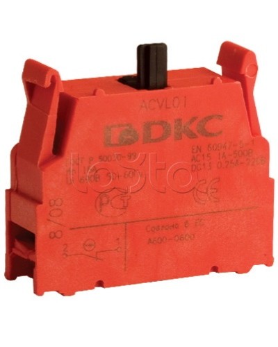 Блок контактный с клеммными зажимами (нормально-разомкнутый) DKC ACVL02 в Прокопьевске Клеммные колодки Pintop.ru