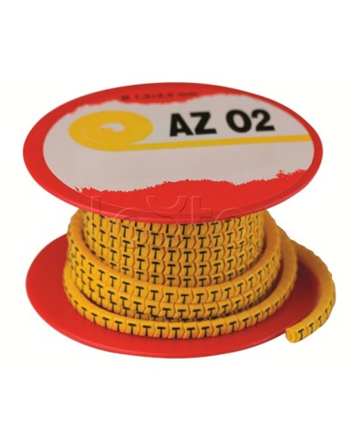 Колечко маркировочное E, 2.5-4мм. черное на желтом DKC AZO3EEBY в Прокопьевске Крепежные изделия Pintop.ru