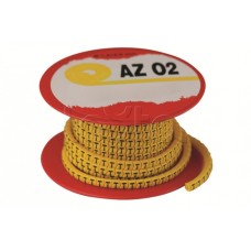 Колечко маркировочное 7, 4-8мм. черное на желтом DKC AZS407BY