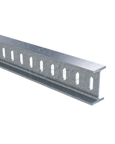 Профиль I-образный 50х100, L2000, толщ.4,5 мм, горячеоцинкованный DKC BPM5020HDZ в Прокопьевске Аксессуары для стоек и шкафов Pintop.ru