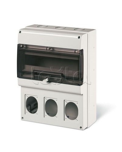 Корпус на 16 модулей и 3 поста с основанием 70х87 мм. Тип M400 DKC DIS6724316 в Прокопьевске Аксессуары для стоек и шкафов Pintop.ru