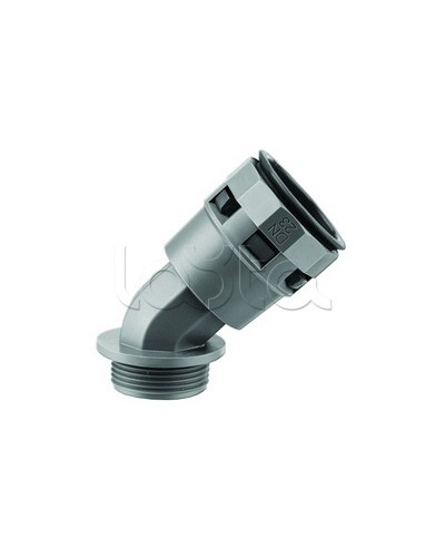 Муфта 45 грд. труба-коробка DN 12 мм, М16х1,5, полиамид, цвет черный DKC PAL12M16N в Прокопьевске Повороты, муфты, тройники Pintop.ru