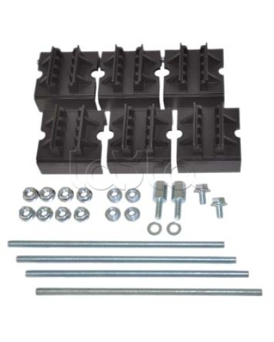 Набор держателей, для шин толщиной 5мм, 1-2 шины на полюс, 3 полюса DKC R5BSEV2/5T в Прокопьевске Повороты, муфты, тройники Pintop.ru