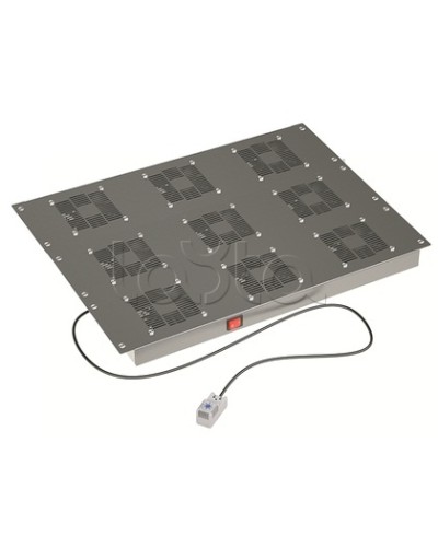 Потолочный вентиляторный модуль, с термостатом 9 вент. для крыши Ш=800мм DKC R5VSIT8009FT в Прокопьевске Вентиляторные модули Pintop.ru