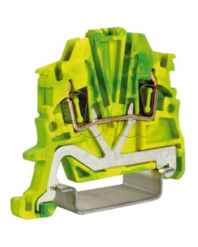 Зажим для заземления, 1,5 кв.мм желто-зеленый DKC ZHT400 в Прокопьевске Держатели, клипсы, скобы Pintop.ru