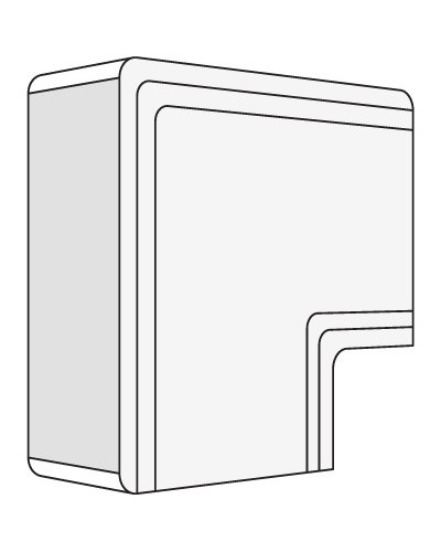 Угол плоский NPAN 80x60 мм DKC 01744 в Прокопьевске Аксессуары для кабель-канала Pintop.ru