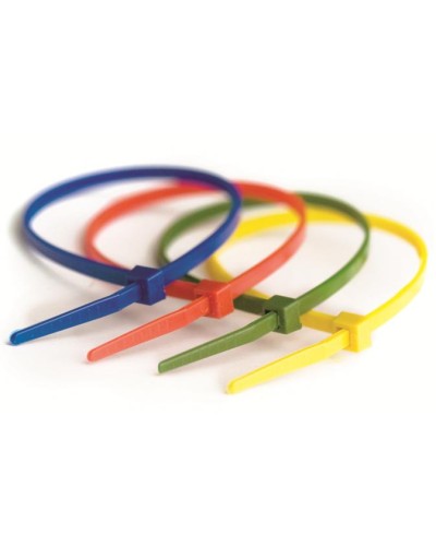 Хомут-стяжка нейлоновый, стандартный PL6.6 3.6х200 мм зеленый DKC 25214CV (100 шт/уп) в Прокопьевске Стяжки-хомуты Pintop.ru