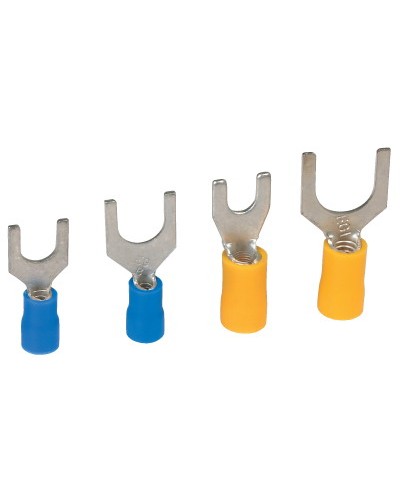 Наконечник вилочный с изолир.фланцем 1,5-2,5 кв.мм 6,2 мм (НВИ) DKC 2B16P в Прокопьевске Держатели, клипсы, скобы Pintop.ru