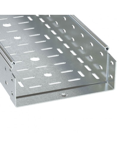 Лоток перфорированный 200х80 L3000 толщ.1,0 мм, горячеоцинкованный DKC (3530410HDZ) в Прокопьевске Кабельные лотки Pintop.ru